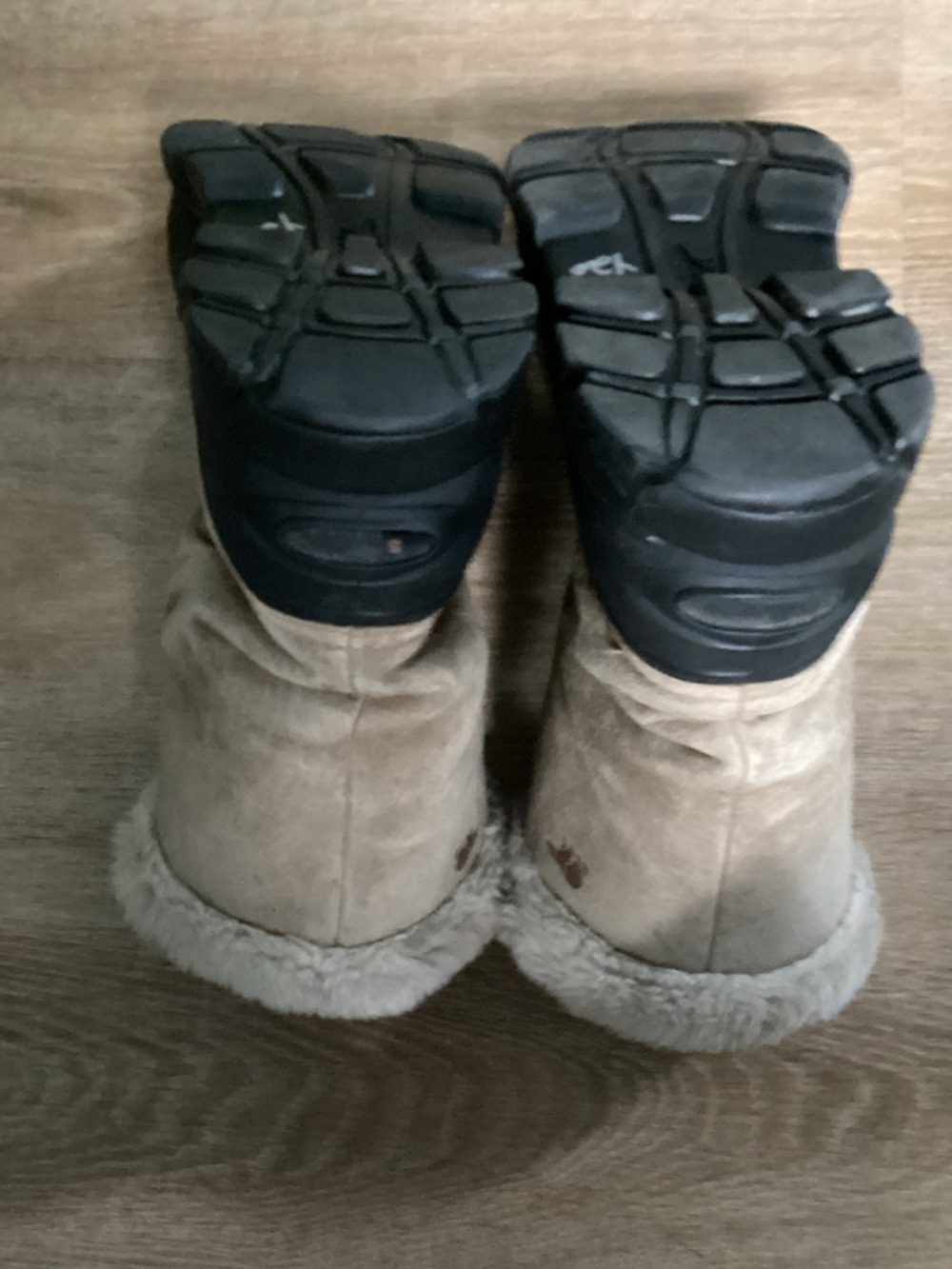 Sorel Tan and Black Lace-Up Faux-Shearling Winter Boots Size 11 - Picture 5 of 7